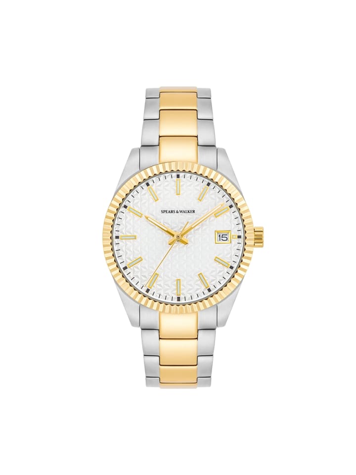 

Spears & Walker Часы из нержавеющей стали в серебристо-желтом золотом исполнении