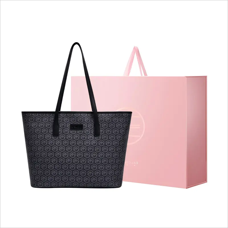 

HE BAO BAO Экологичная сумка из веганской кожи, [Large]Dream Weaving Black Box Clothing Sets (Can Accommodate 14-Inch Computers)