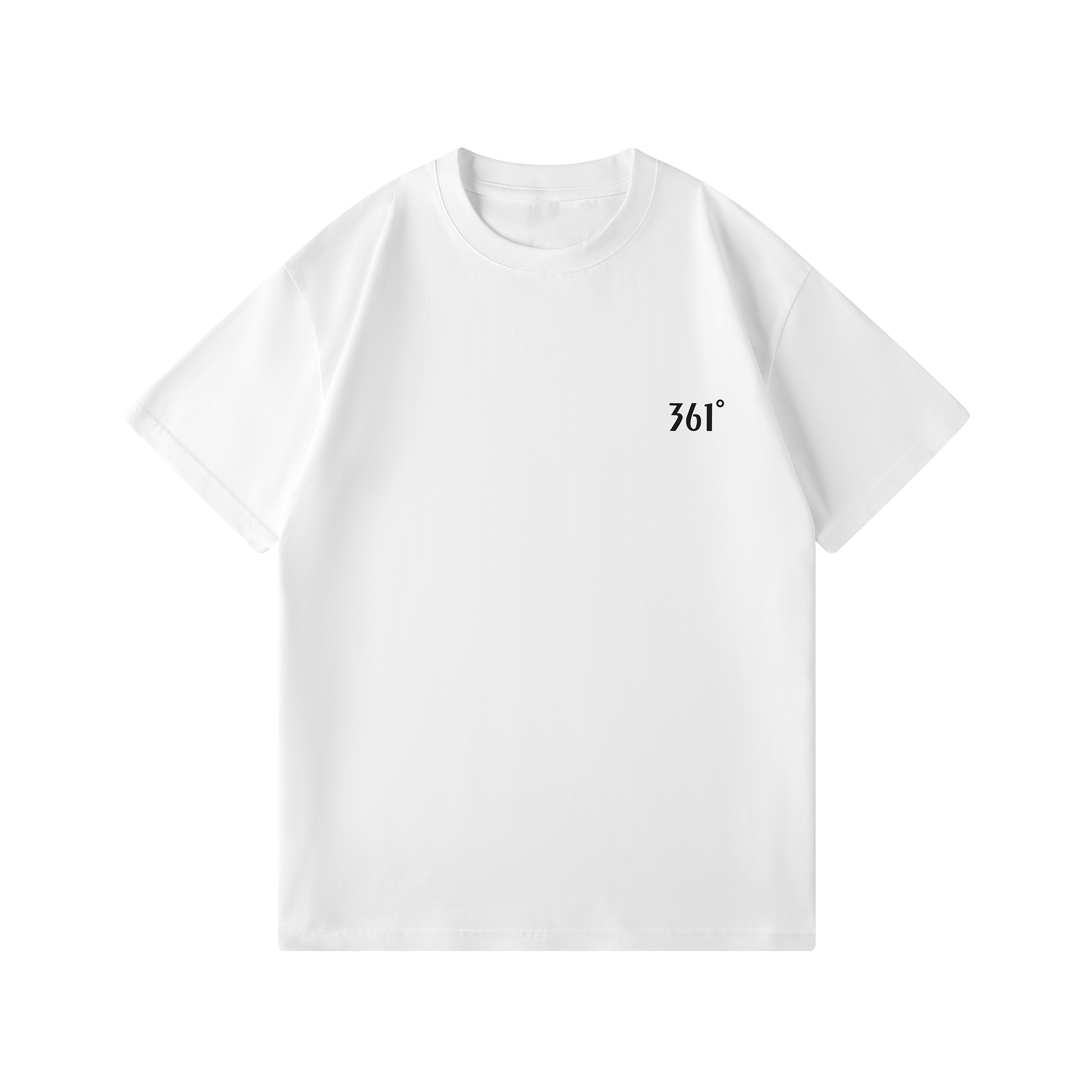 

361° Футболка Unisex White Crew Neck Moderate Straight Fit