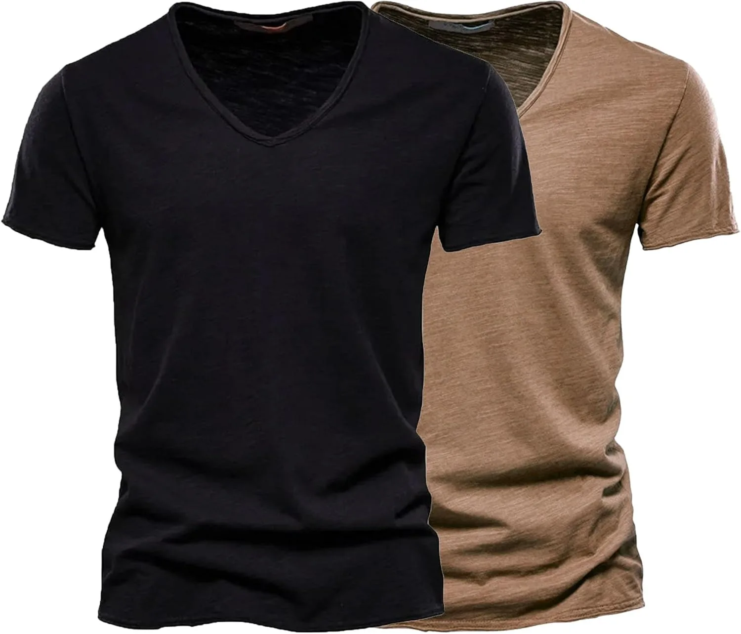 

Мужская футболка Casual Premium Slim Fit с коротким рукавом, легкая, хлопковая, летняя, 1,2,3 Pack Maiyifu-GJ