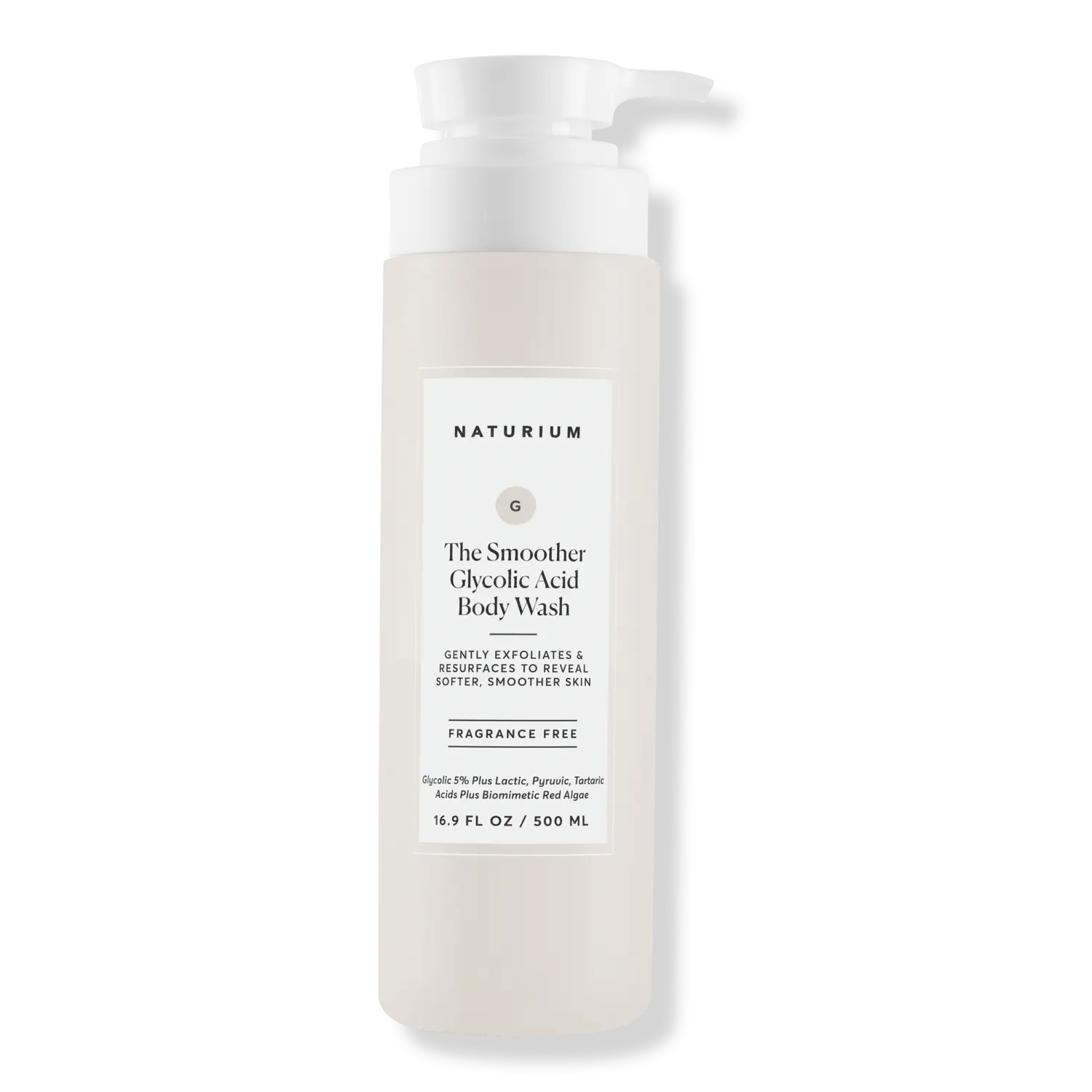 

Гель для душа с гликолевой кислотой Smoother Naturium, 16.9 oz