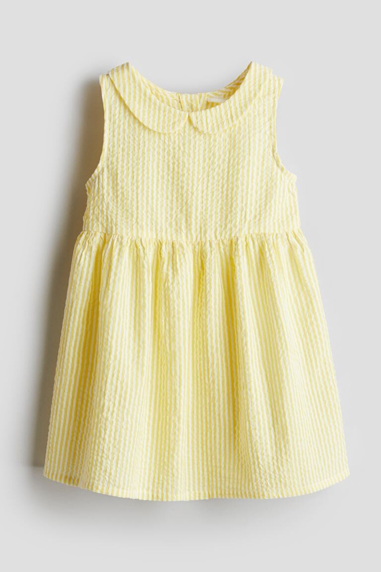 

Хлопковое платье H&M, желтый