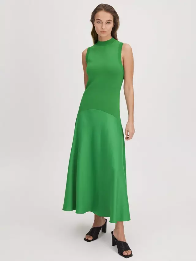 

Платье FLORERE Sleeveless Knit Midi, цвет bright/green