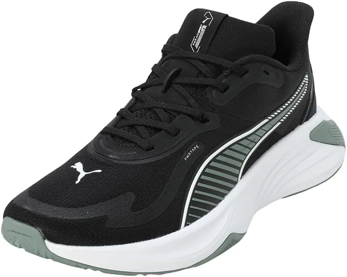 Кроссовки PUMA Adult PWR Hybrid Training Shoes, белый/черный/зеленый