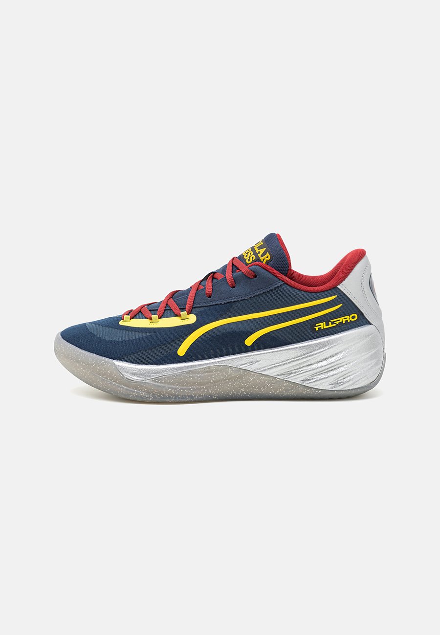 

Кроссовки Puma ALL-PRO NITRO POLAR EXPRESS, Silver Mist/Golden Fog/Club Navy/Intense Red/Yellow Blaze/Silver-Coloured