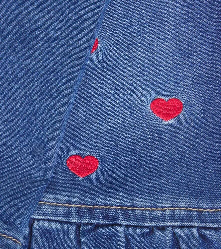 Monnalisa X Disney Baby embroidered straight jeans — фото 3
