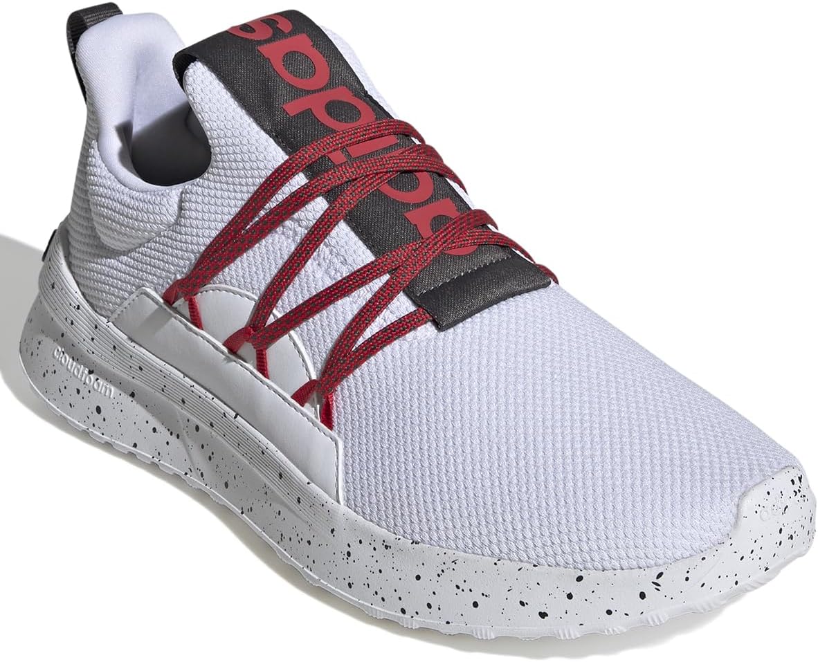 Мужские кроссовки Adidas Lite Racer Adapt 5.0, белый/серый/алый — фото 3