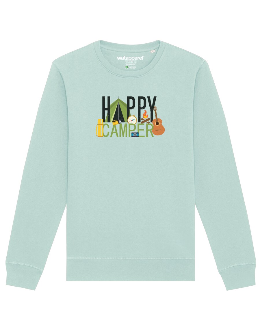 

Толстовка Watapparel Happy Camper, лазурный