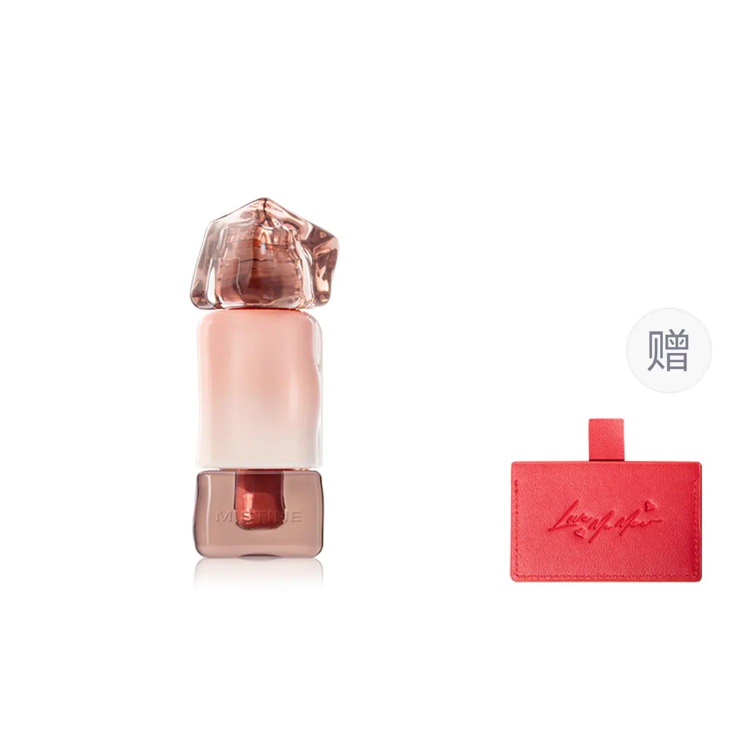 

Тайский молочный кофе жидкая помада и набор заколок для волос крем для губ, бальзам для губ и блеск для губ Mistine, Coating Model M02+520 Card Lens