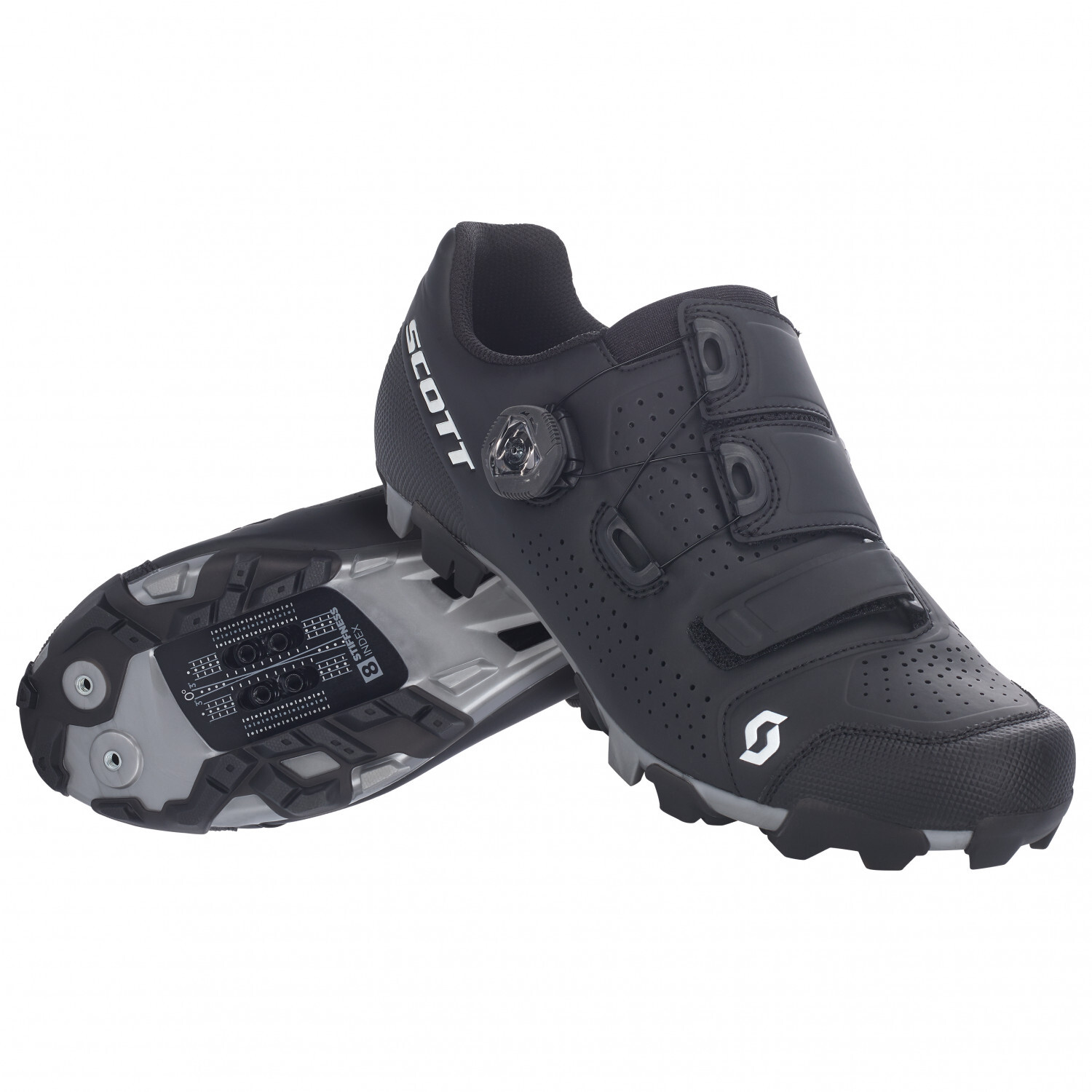 

Велосипедная обувь Scott Shoe MTB Team BOA, цвет Matt Black/White