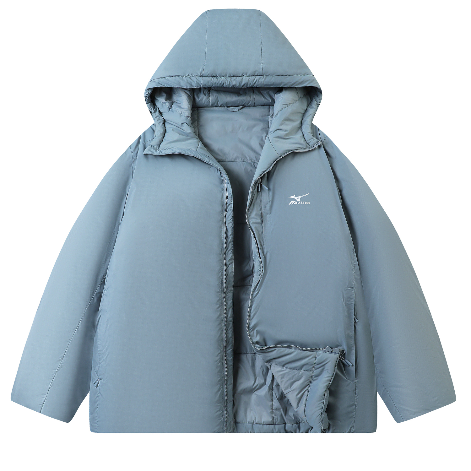 

Пуховик Unisex Mizuno, серо-голубой