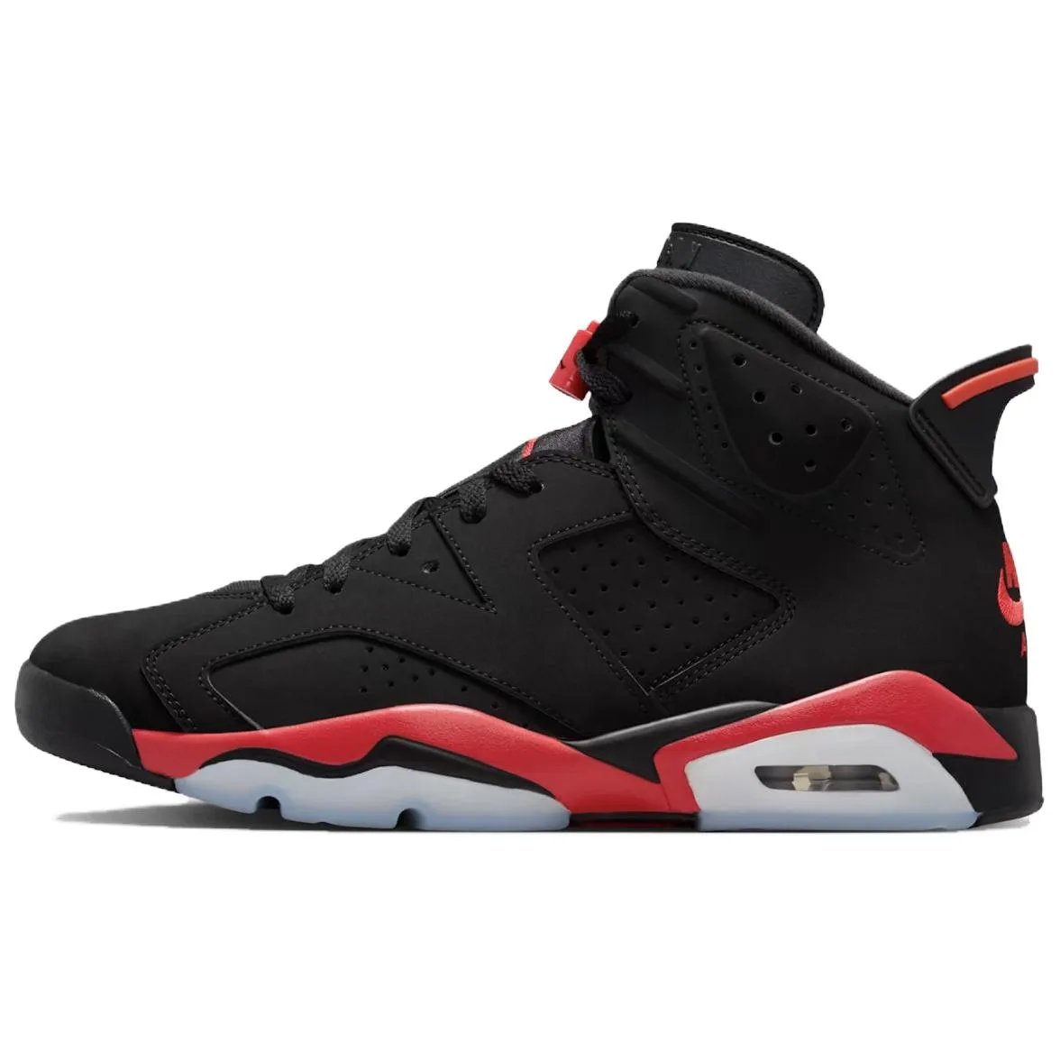 Jordan Air 6 High Top Vintage Кроссовки для баскетбола Unisex Black Red