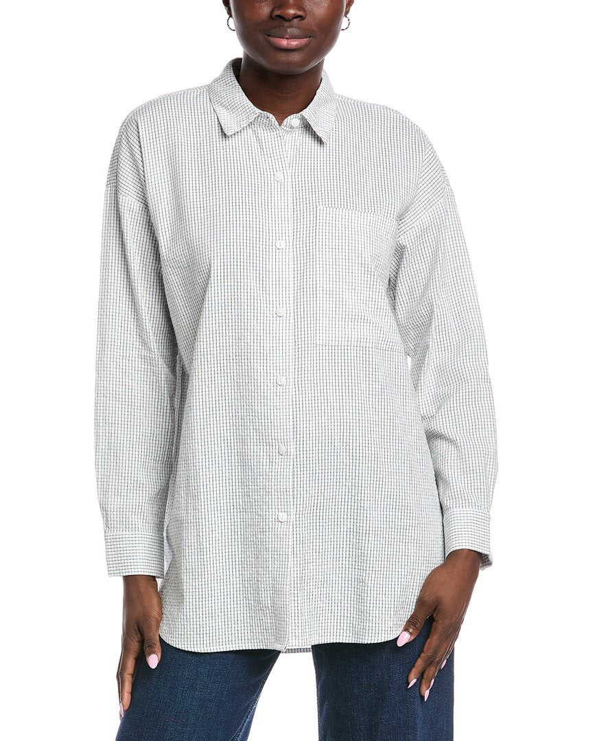 

Классическая рубашка EILEEN FISHER, белый