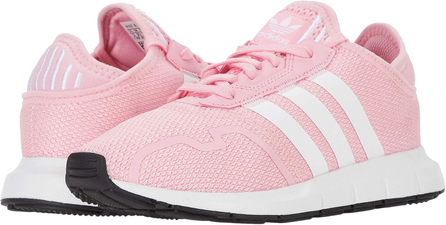 Кроссовки adidas Kids' Swift Essential, белый/черный/розовый/светло-розовый — фото 2