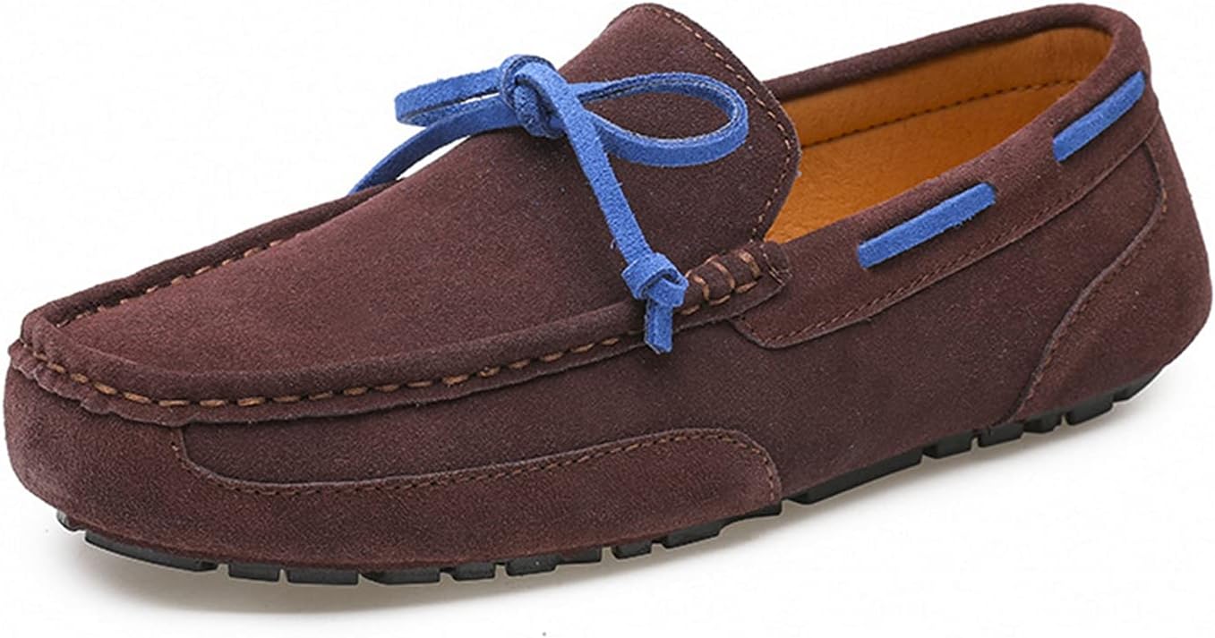 

Мужские повседневные мокасины-слипоны из замши и кожи, ботинки для прогулок и водных прогулок Litnermia, Cofee