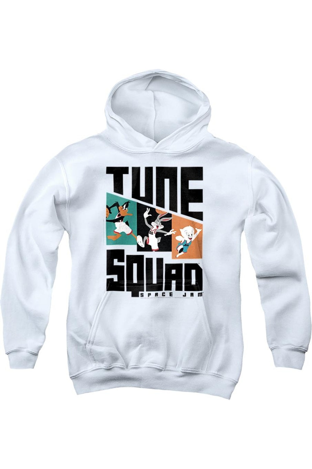 

Молодежная толстовка с капюшоном Space Jam 2 Tune Squad с принтом персонажей Gildan, белый