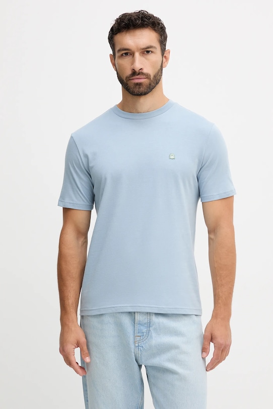 

Хлопковая футболка United Colors Of Benetton, синий