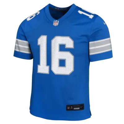 

Джерси Nike Jared Goff Detroit Lions, синий