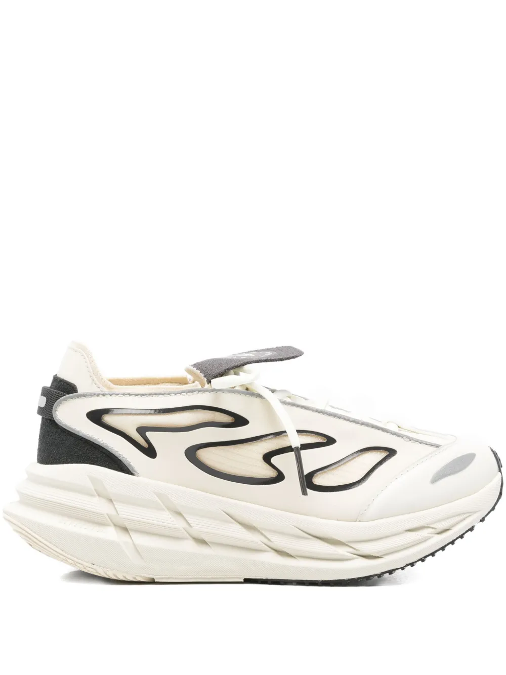 Кроссовки Adistar на платформе с пламенным принтом adidas by Stella McCartney, нейтральный