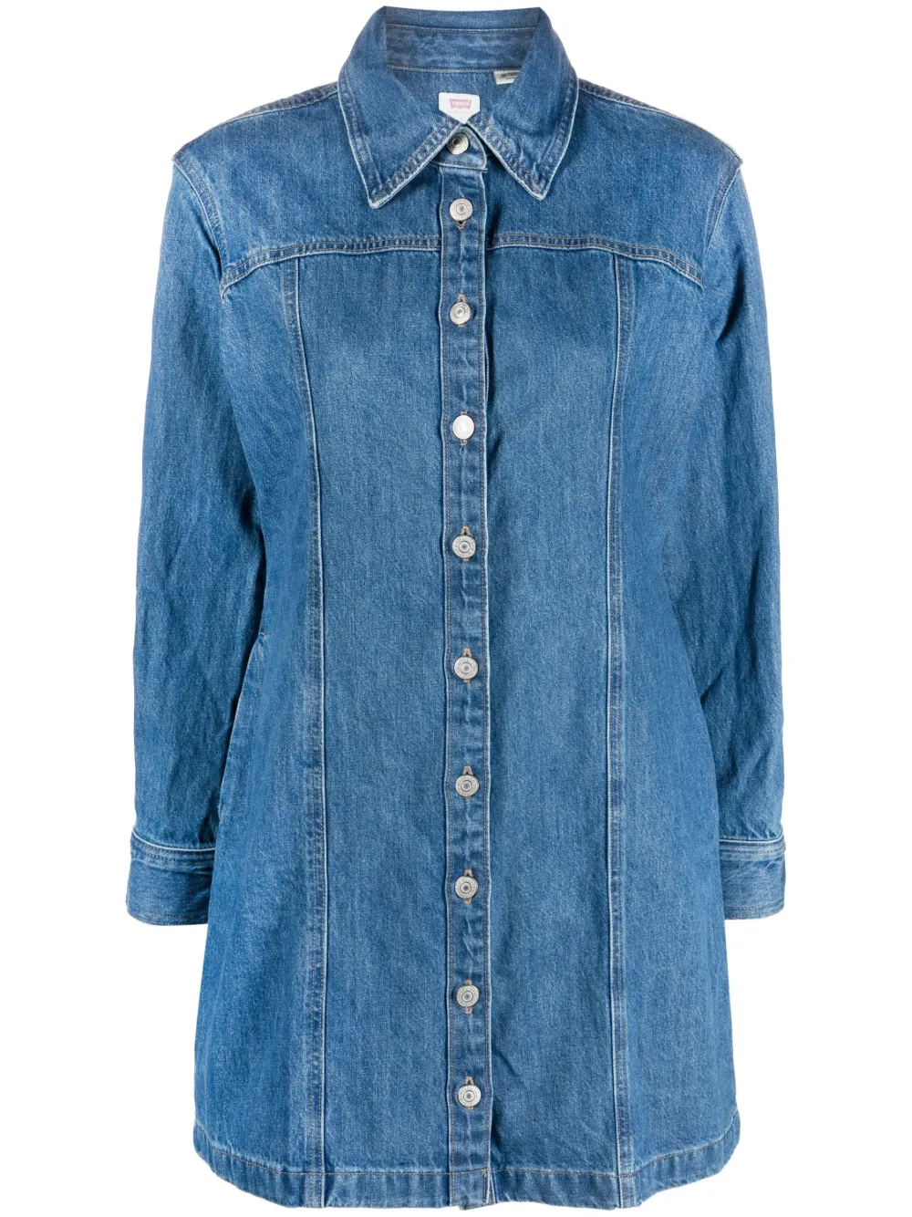 

Платье мини с длинными рукавами Levi's, синий