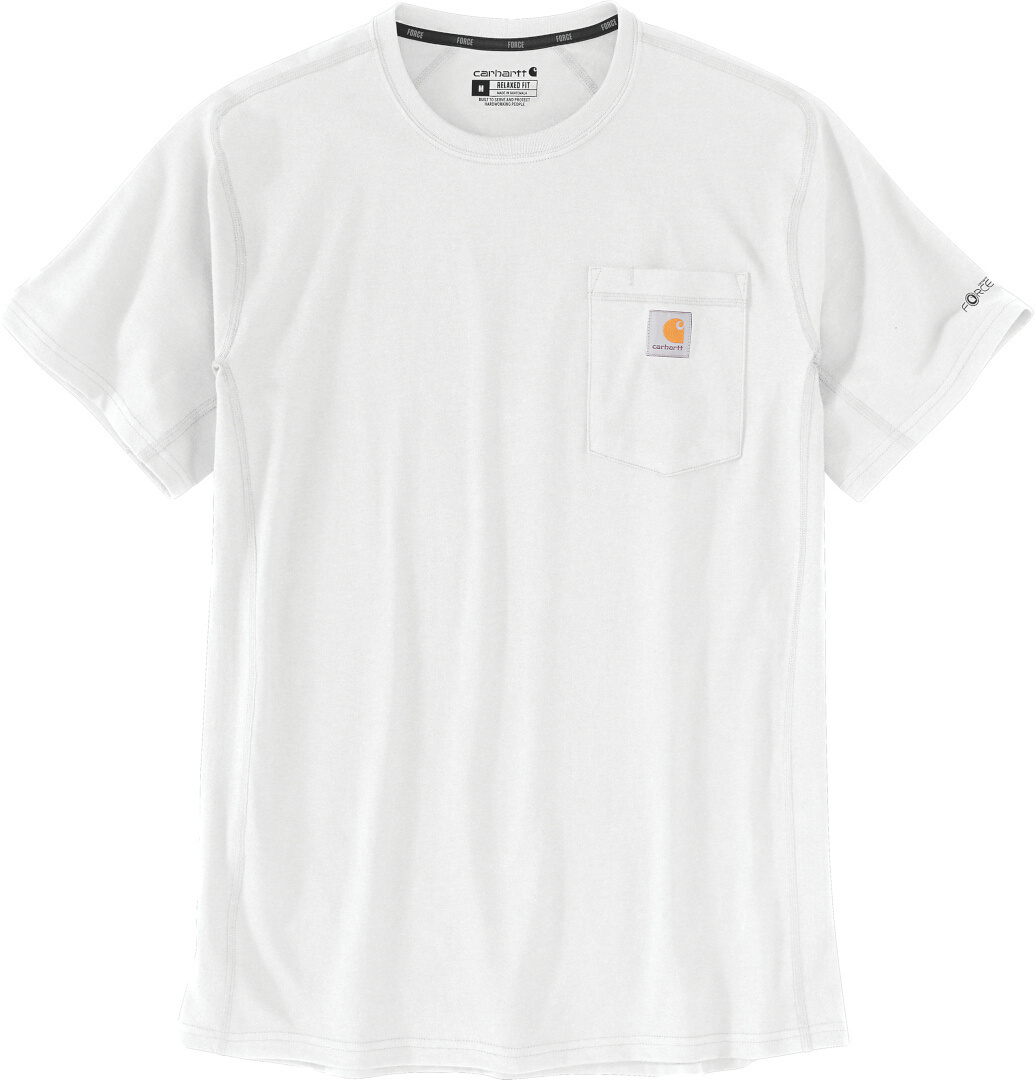 

Футболка Carhartt Force Relaxed Fit Midweight Short Sleeve Pocket T-Shirt, белый
