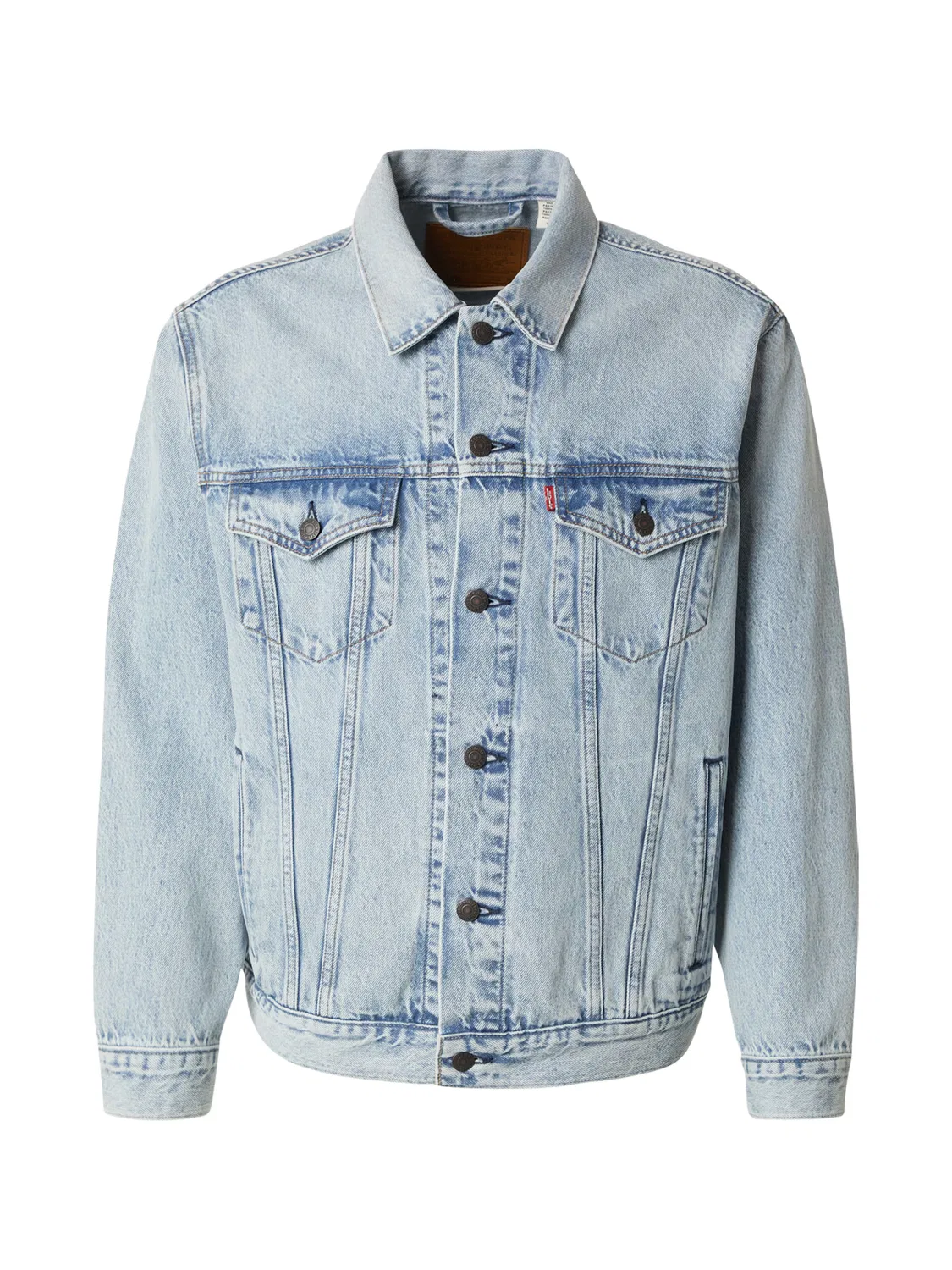 Демисезонный куртка свободный Type III Trucker куртка Levi S, светлый синий