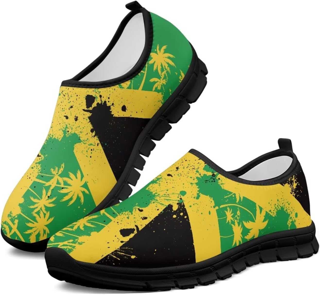 

Мужские повседневные кроссовки без шнурков, удобные туфли, легкие и нескользящие лоферы для прогулок, с черной подошвой Ocwfudsx