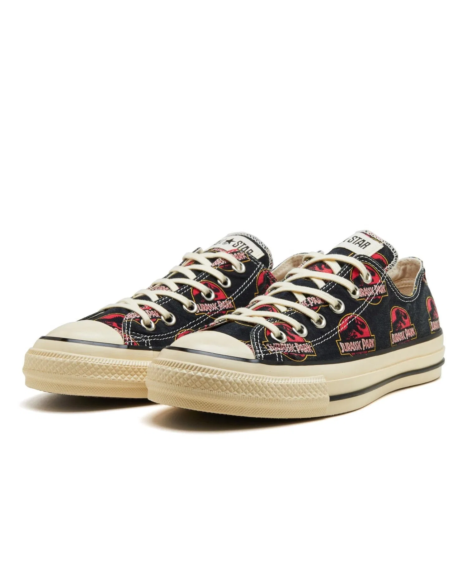 Унисекс кеды из хлопка CONVERSE ALL STAR AGED LG OX JURASSIC PARK разноцветные — фото 3