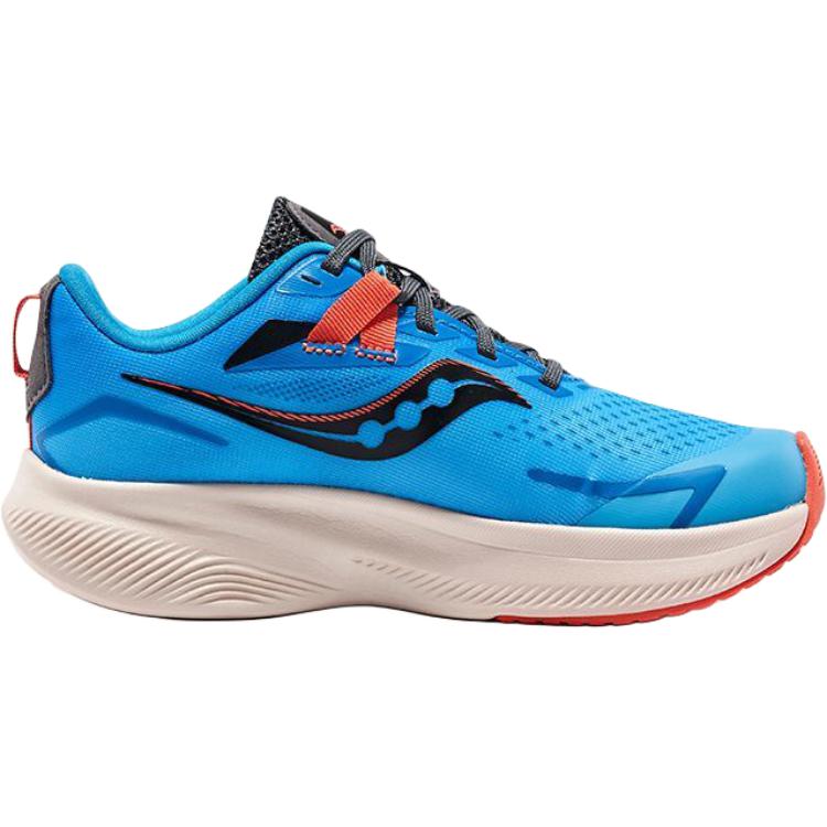 Saucony Ride 15 устойчивые к истиранию низкие детские беговые кроссовки blue kids' — фото 3