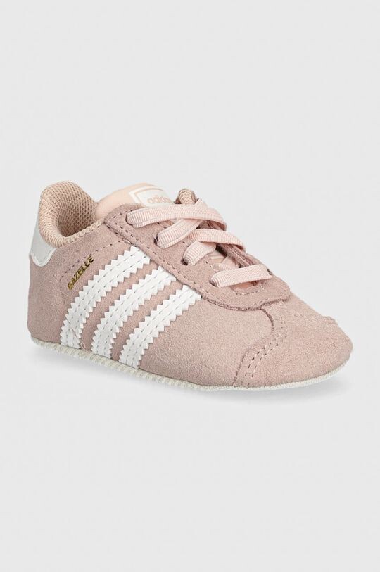 

Детские кожаные туфли GAZELLE CRIB adidas Originals, розовый