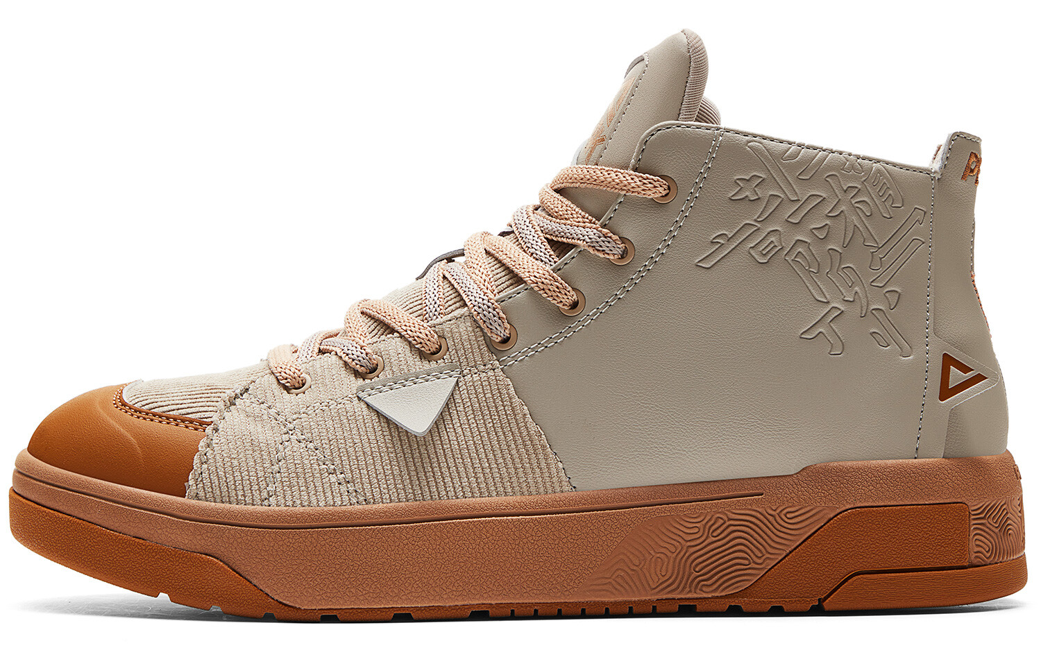 

Кроссовки PEAK Skateboarding Shoes Men Low-top Gray, серый