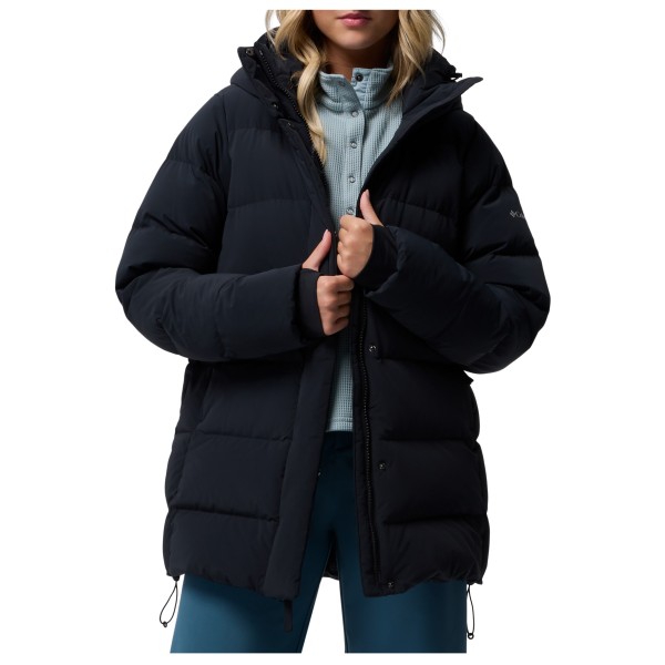 

Женская куртка-пуховик Amaze с капюшоном средней длины Columbia, черный