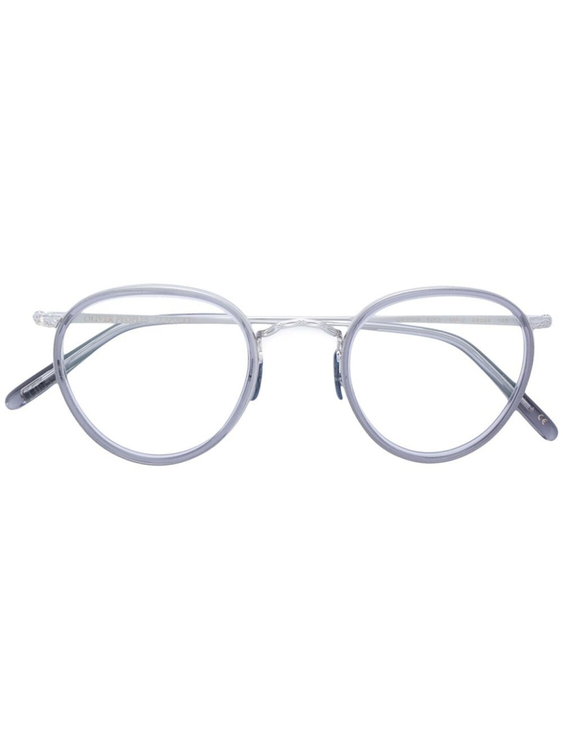 

Oliver Peoples очки с круглой оправой, серый