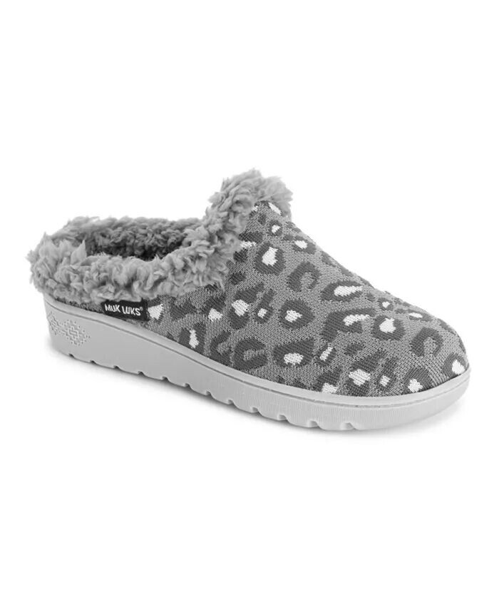 Женские вязаные тапочки Nony Fly Muk Luks, серый