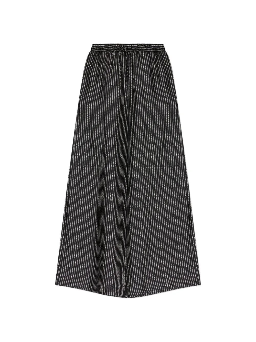 

Полосатые брюки Clarino с кулиской Max Mara, черный