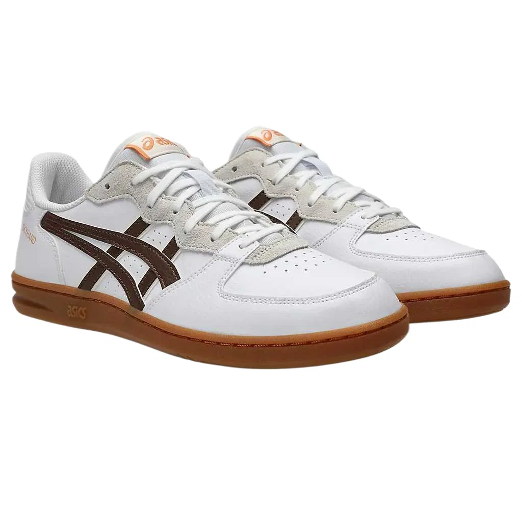 Кроссовки для тренировок ASICS SKYHAND OG бело-розовые — фото 4