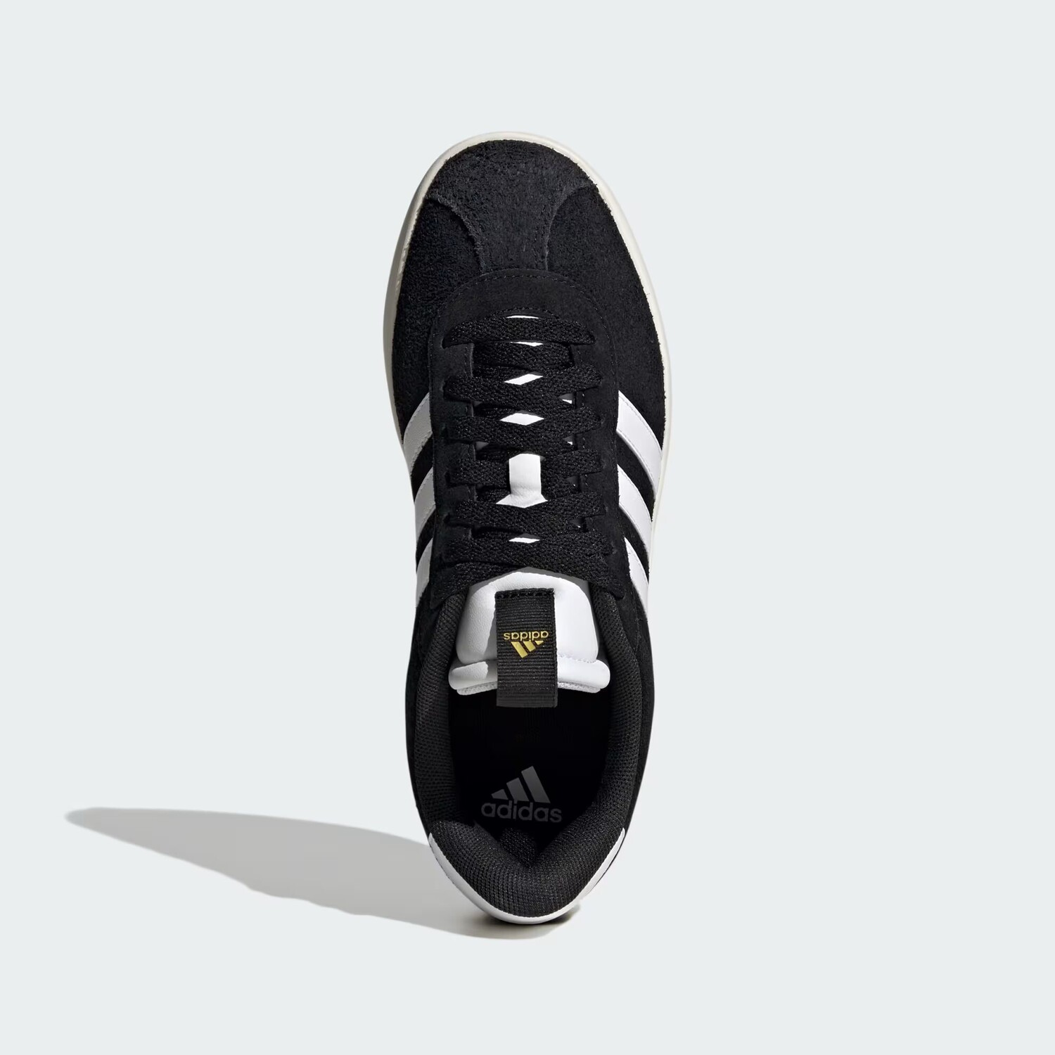 Кроссовки VL Court 3.0 Adidas, цвет Core Black/Cloud White/Gold Metallic — фото 2