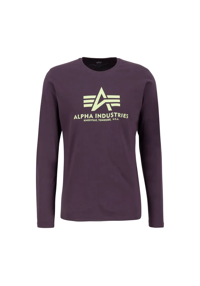 

Alpha Industries с длинным рукавом " Alpha Industries Мужчины — Лонгсливы Basic T — LS", цвет Plum