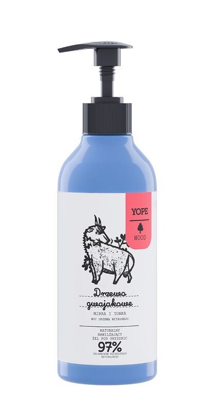 

Yope Wood Drzewo Gwajakowe, Mirra i Tonka гель для душа, 400 ml