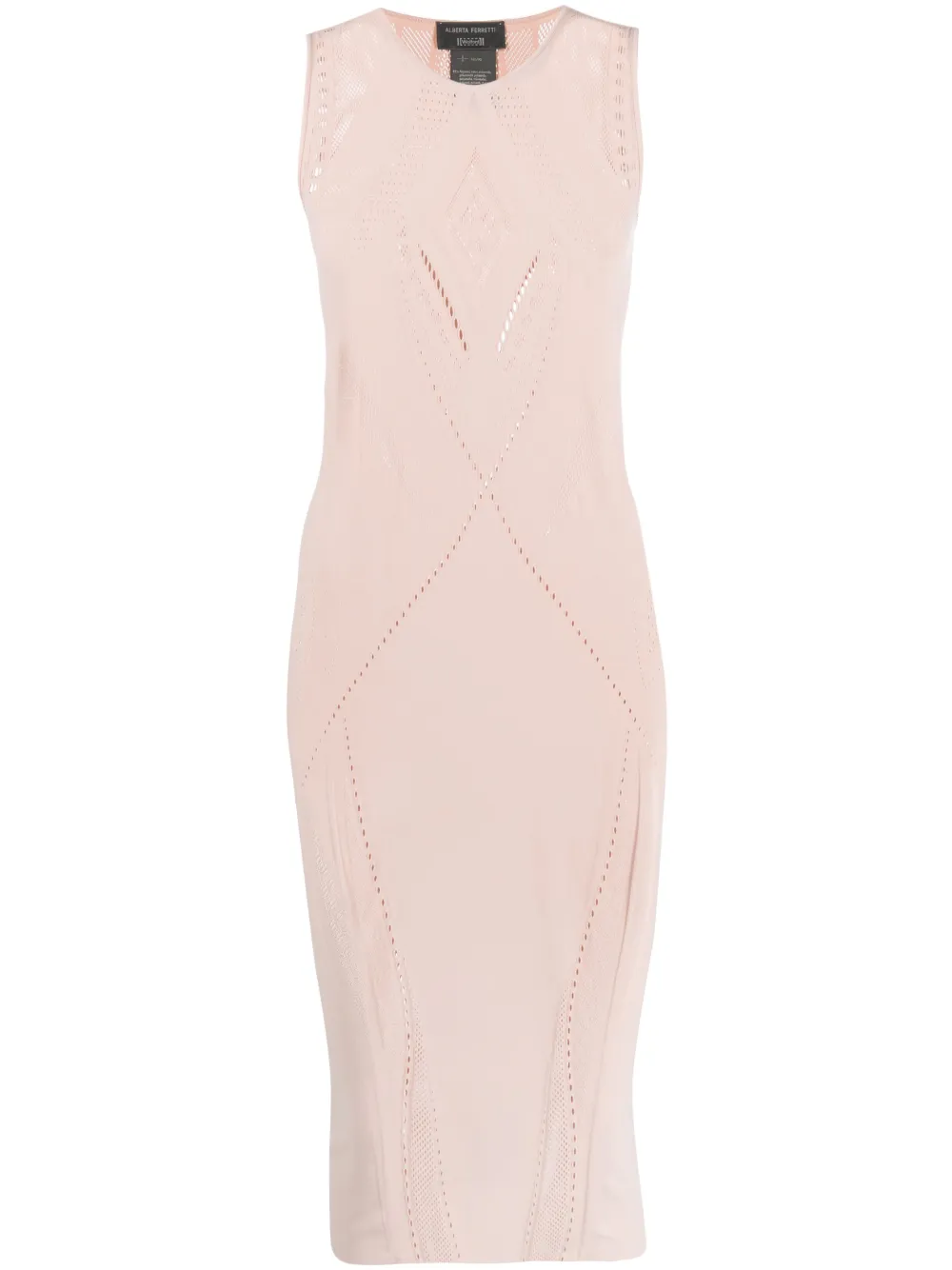 

Платье миди Ajouré Net Wolford, розовый