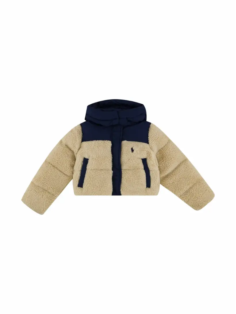 

Комбинированная куртка с логотипом Ralph Lauren, мультиколор