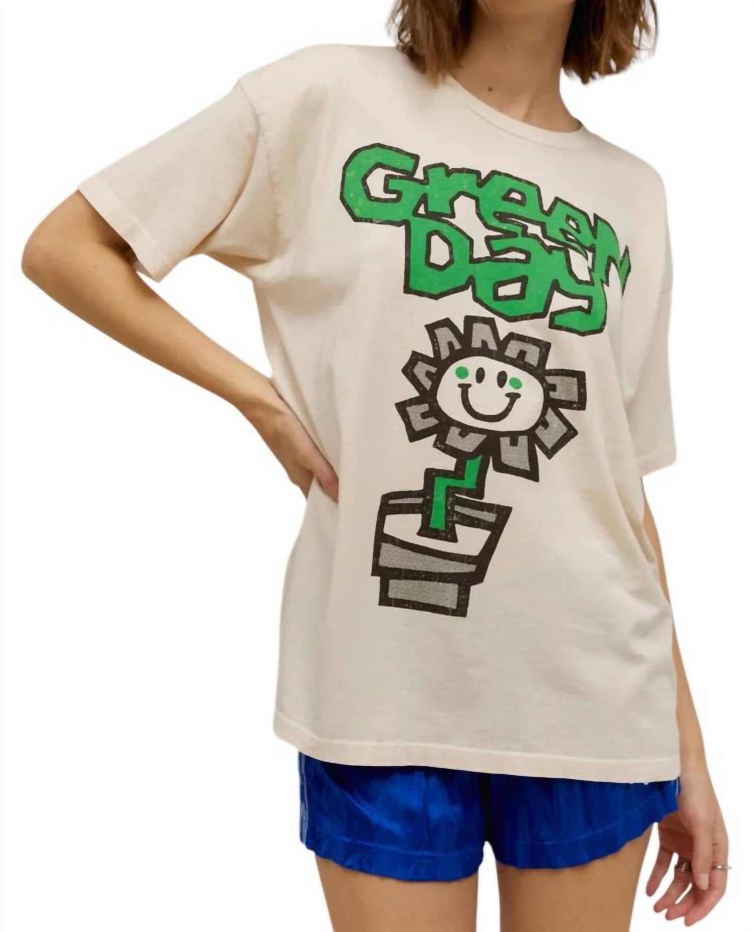 

Футболка Green Day Kerplunk Merch в грязно-белом цвете DAYDREAMER