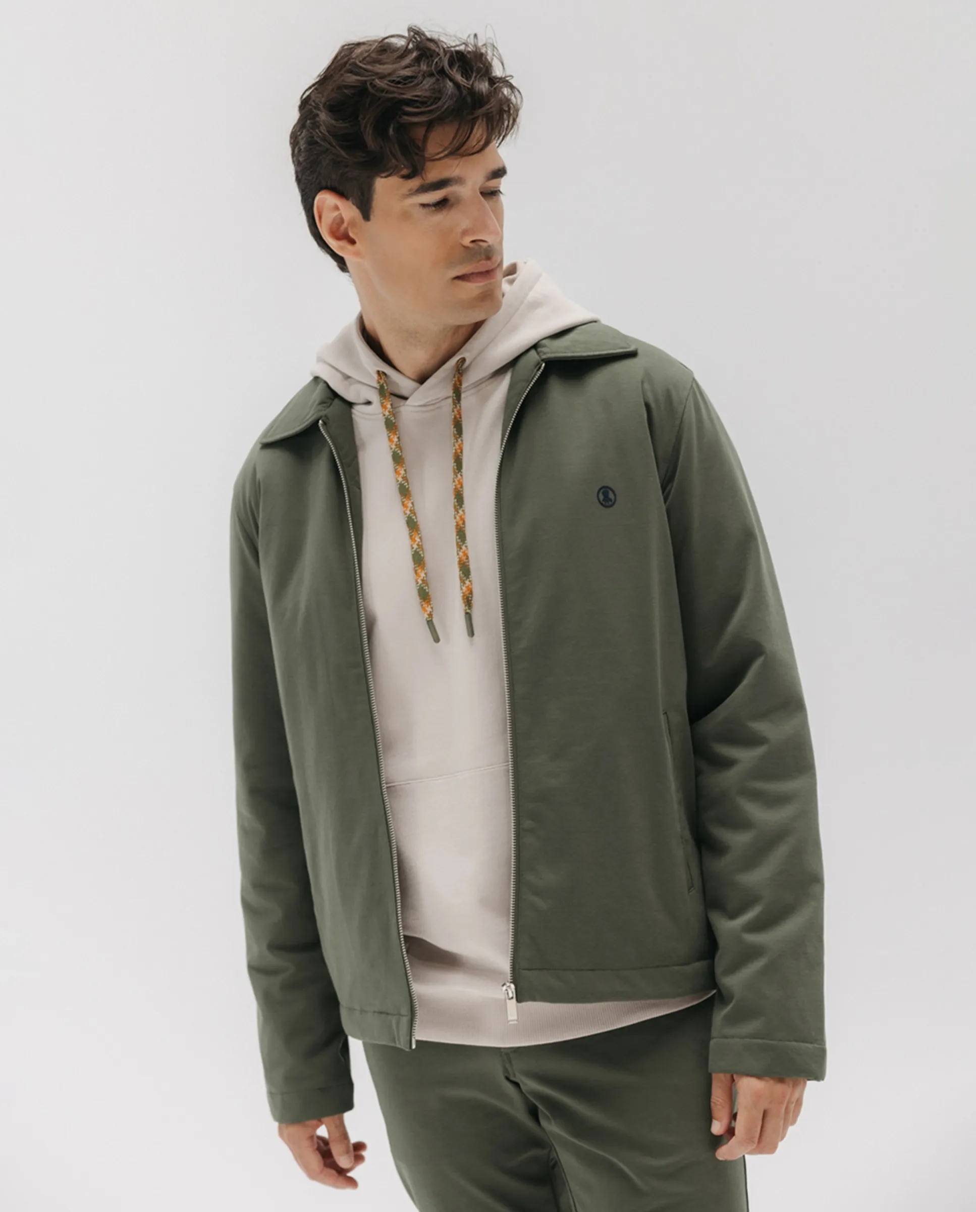 

Женская куртка для мужчин из суперкомфортной ткани El Pulpo, военный зеленый