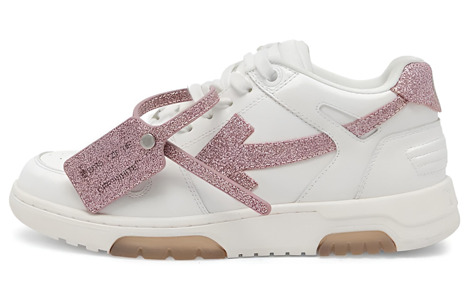 Кроссовки OFF-WHITE Out Of Office Low-Top Sneaker 'Pink White' Women's