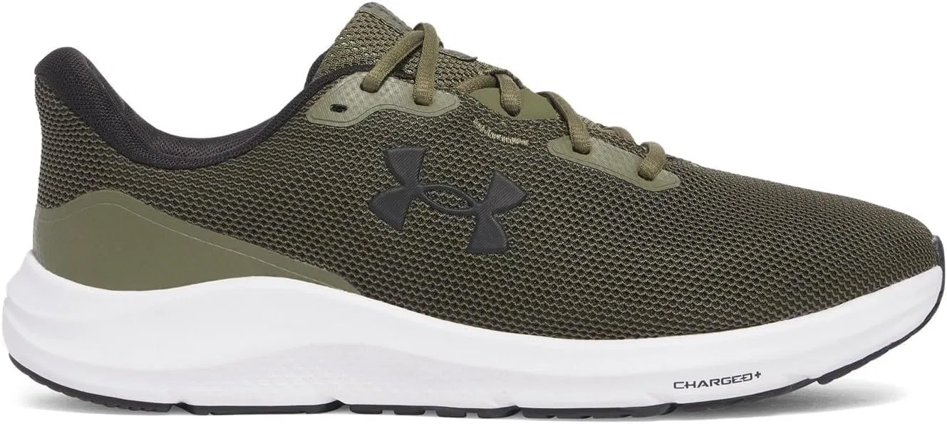 Кроссовки Under Armour Charged Pursuit 4 для мужчин, черный/зеленый