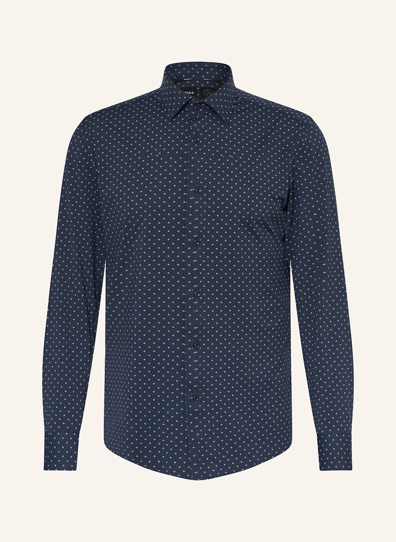 

Рубашка Hank slim fit Boss, синий