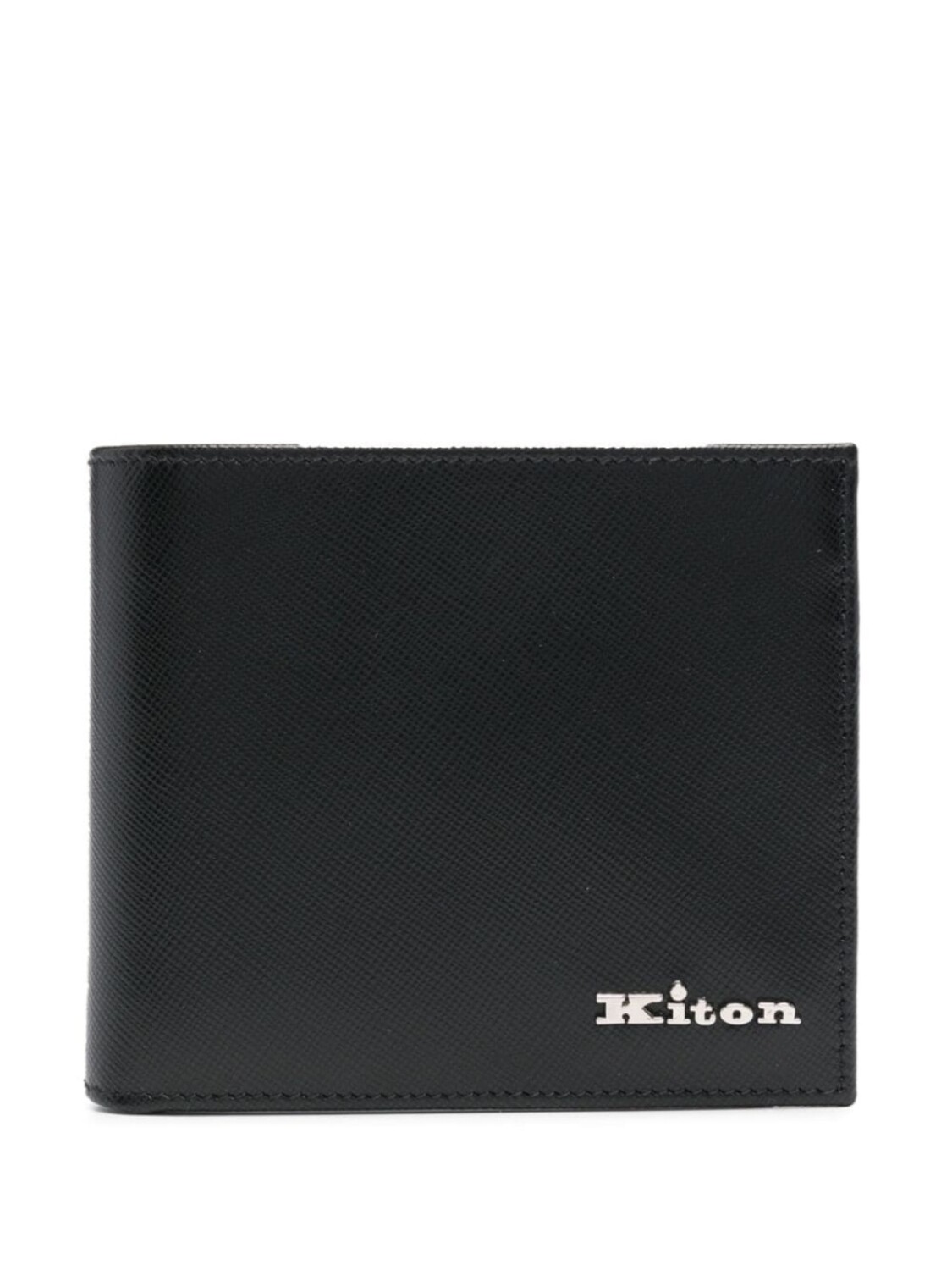

Kiton кошелек с логотипом, черный