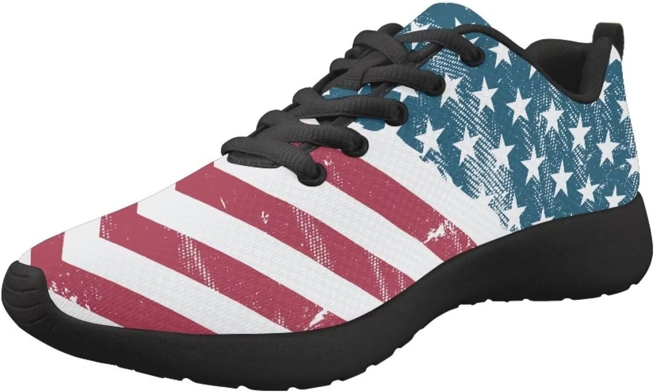 

Кроссовки chaqlin Fashion для бега, модные мужские сетчатые тренеры для работы, путешествий, комфорта, фитнеса и спортзала, American Flag