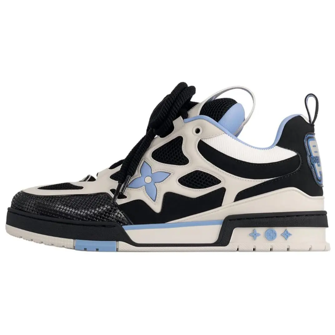 

LOUIS VUITTON Кроссовки для скейтбординга Skate Low-Top, мужские, синие