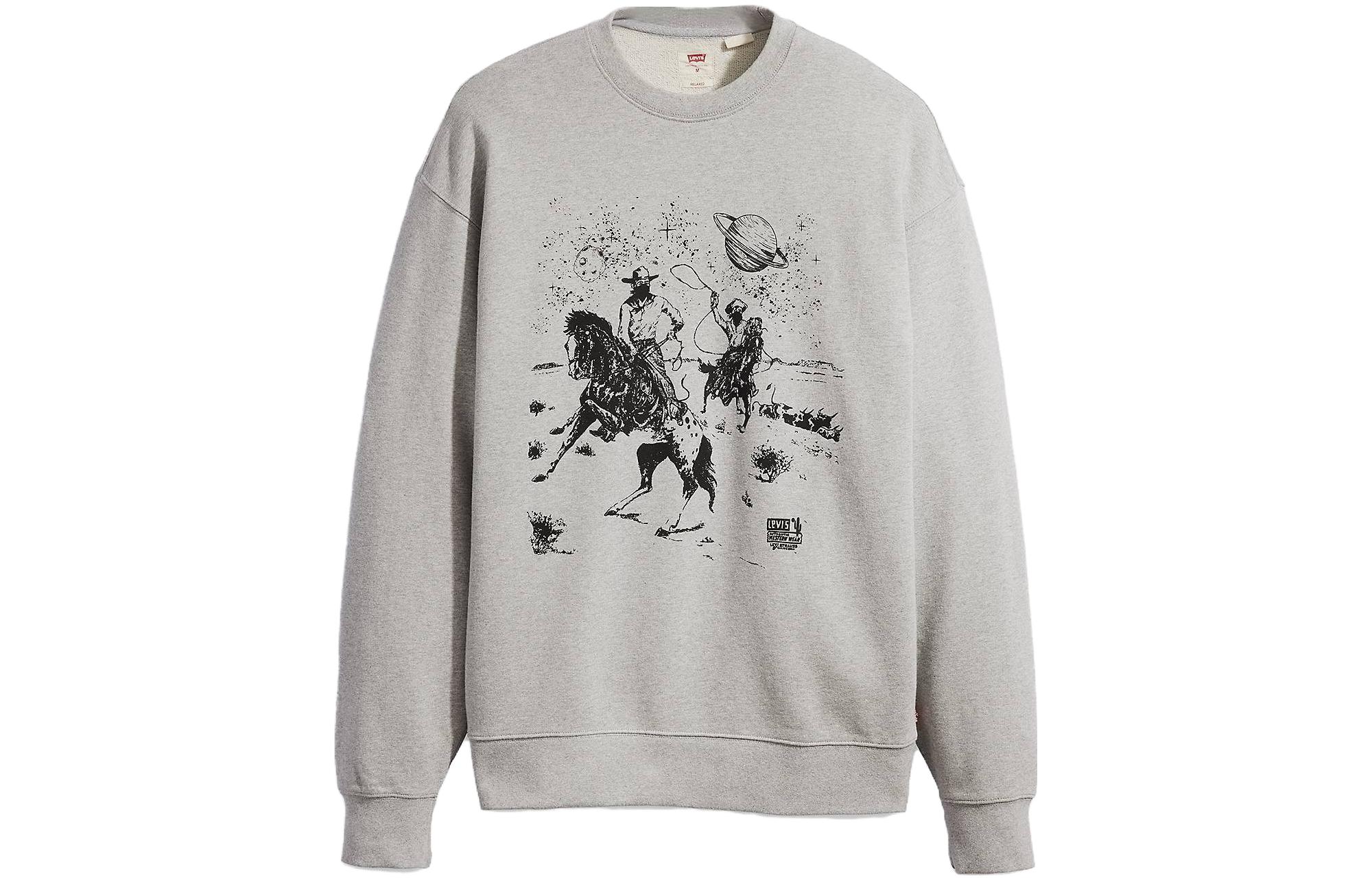 

Свитшот мужской серый Levis